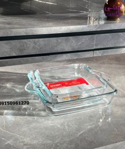 تابه پیرکس مربعی لیمون در 2 سایز کد 2238 - تصویر 3