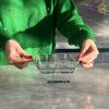 اردوخوری شیشه ای مستطیل 2خانه لیمون 2103