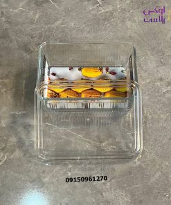 بیسکویت خوری شیاردار درب اکرولیک لیمون 2260