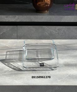 بیسکویت خوری شیشه ای دربدار لیمون