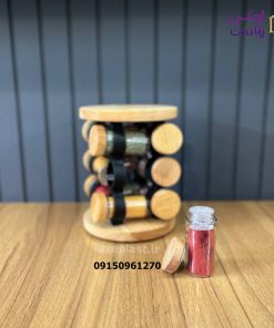 ادویه گردان 12 عددی چوبی لیمون کد 2304