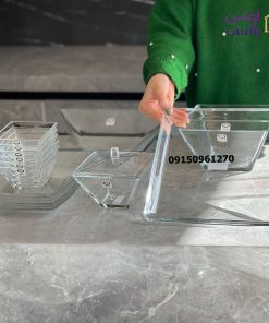 سرویس پذیرایی 17 پارچه شیشه ای لیمون