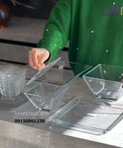 سرویس پذیرایی 17 پارچه شیشه ای لیمون