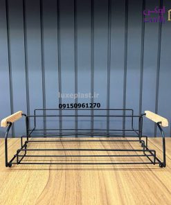 پاسماوری چوبی استند فلزی کد 4706