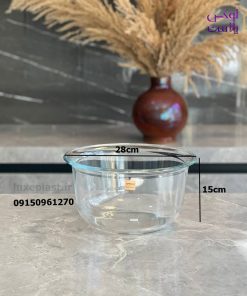 کاسه گرد شیشه ای 4 لیتر 2294