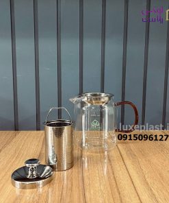 قوری پیرکس 700میل دسته شیشه ای بارک 2542 - تصویر 3
