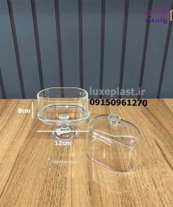 شکلات خوری اکرولیک بیضی مدل پایه دار 3955