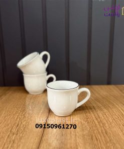 قهوه خوری لب طلا چینی دونه ای 486