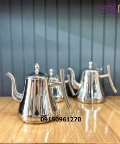 قوری استیل عربی فیلتردار در 3 سایز