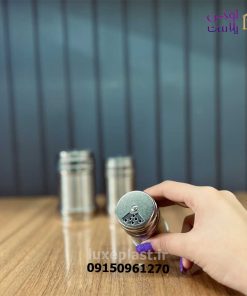نمکپاش و ادویه پاش استیل در 3 سایز