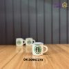 شات قهوه استارباکس سفید تک