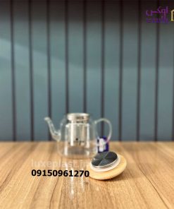 قوری پیرکس 800 میل یونیک درب چوبی 7913 - تصویر 3