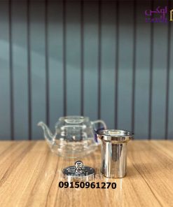 Alternative view of قوری پیرکس 850 میل درب استیل یونیک 7903