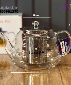 قوری پیرکس 850 میل درب استیل یونیک 7903 - تصویر 4