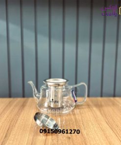قوری پیرکس 1 لیتری یونیک مدل درب استیل 7925 - تصویر 2