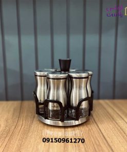 جا ادویه گردان استیل 7 پارچه یونیک 7061