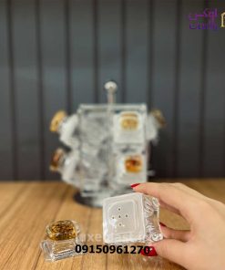جا ادویه اکرولیک 8 تایی گردان مدل مربع 8694