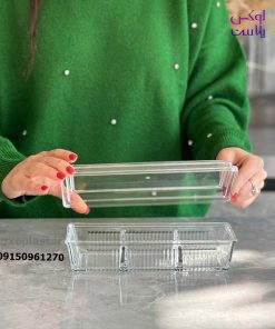 اردورخوری-شیشه-ای-سه-خانه-درب-اکرولیک-لیمون-