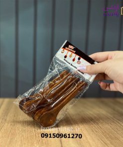 بسته 6 عددی پیمانه چوبی 12 سانت