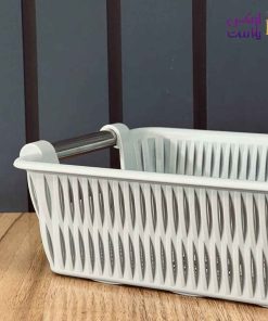 سبد طرح بامبو دسته استیل لیمون-3