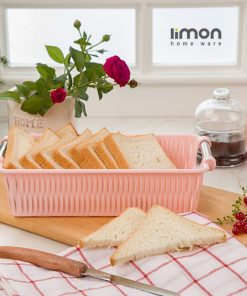 سبد طرح بامبو دسته استیل لیمون-7