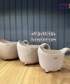 ست برنج شوی دسته دار لیمون 1330