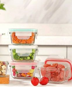 ظرف-شیشه-ای-دربدار-مستطیل180-میلی-لیتر-لیمون-