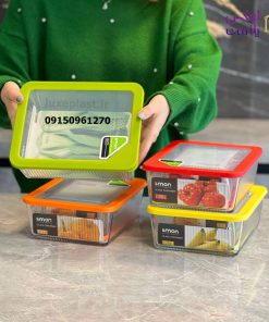 ظرف-شیشه-ای-شیادار-مستطیلی-درب-رنگی-در-3-سایز