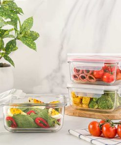 ظرف-شیشه-ای-مربع-دربدار-950-میلی-لیتری-لیمون