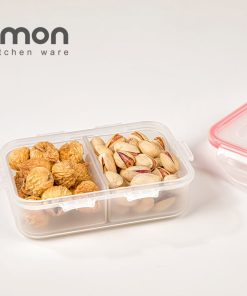 ظرف فریزری مستطیل دو خانه لیمون 772-7