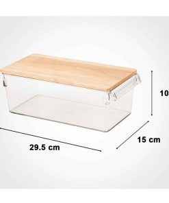نظم دهنده شفاف 3 لیتر در چوبی 2204 - تصویر 12