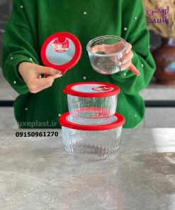 کاسه-گرد-شیاردار-درب-رنگی-در-3-سایز