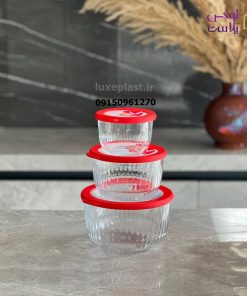 کاسه-گرد-شیاردار-درب-رنگی-در-3-سایز