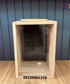 سطل برنج چوب شیشه