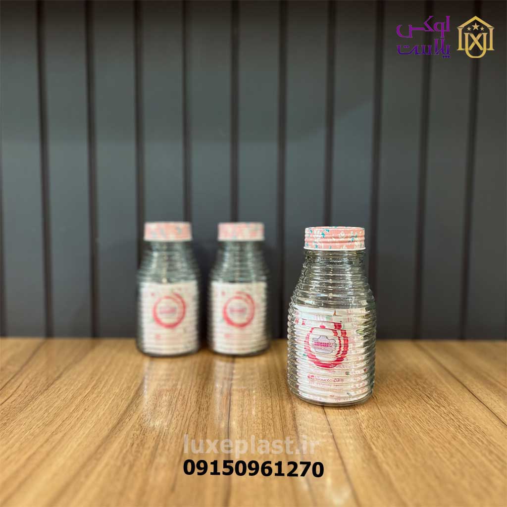 بطری شیشه ای نیلوفر