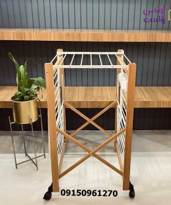 بند رخت چوب فلز لیمون2359