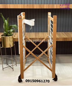 بند رخت چوب فلز لیمون2359