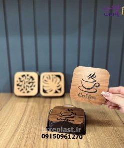 زیر لیوان طرحدار