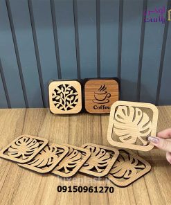 زیر لیوان طرحدار