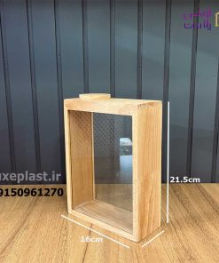 بانکه حبوبات چوب و شیشه 9149