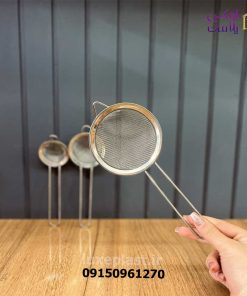 صافی استیل چای دسته دار در 3 سایز