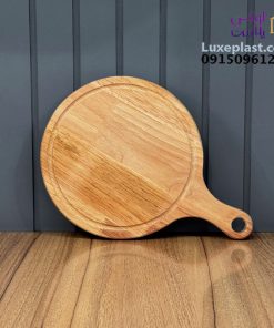تخته گوشت چوبی راکتی گرد بزرگ نایس وود مدل 508