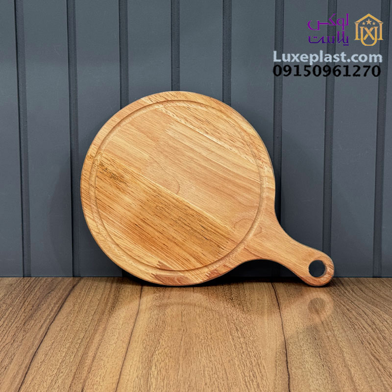 تخته گوشت چوبی راکتی گرد بزرگ نایس وود مدل 508