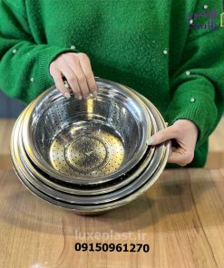 ابکش استیل لبه دار