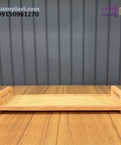 استند چوبی کشیده یک طبقه دسته دار در 2 سایز