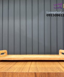 استند چوبی کشیده یک طبقه دسته دار در 2 سایز