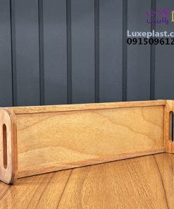 استند چوبی کشیده یک طبقه دسته دار در 2 سایز