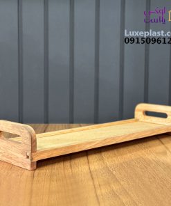 استند چوبی کشیده یک طبقه دسته دار در 2 سایز