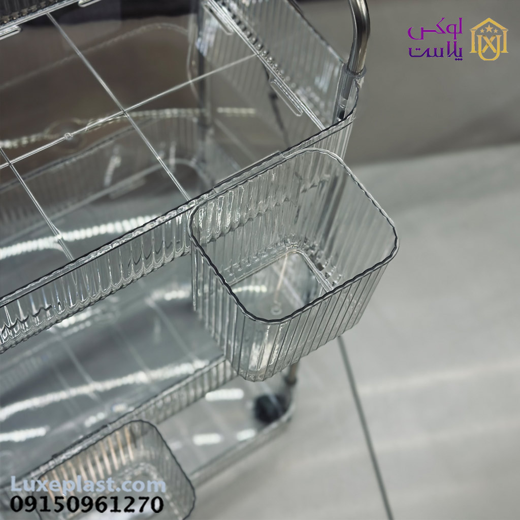 Alternative view of ترولی 3 طبقه اکرولیک چرخ دار لیمون سایز کوچک 2373