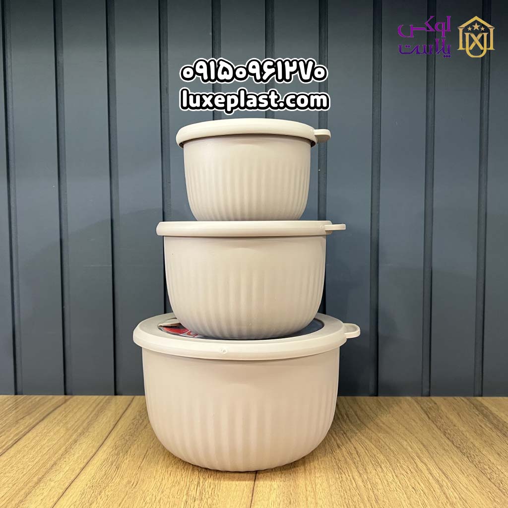 ست کاسه گرد شیار دار 2233